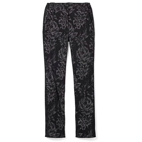 WHBM ‘Jolie’ Button Straight Luxe Stretch Pant - Picture 2 of 13